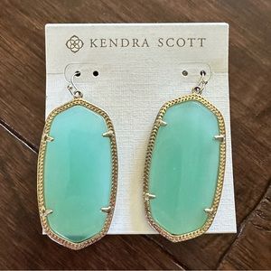 WORN ONCE - Kendra Scott Danielle Mint Green